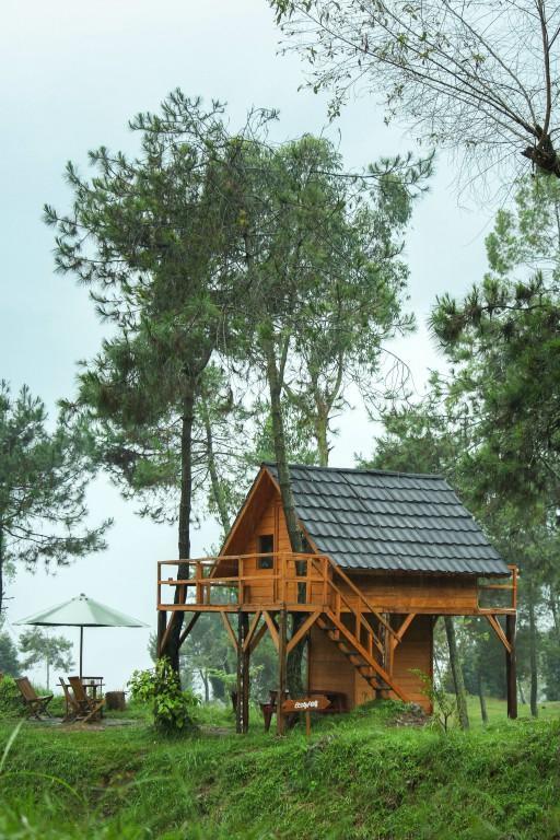 Papandayan Camping Ground Hotel Cileuleuy Exterior photo